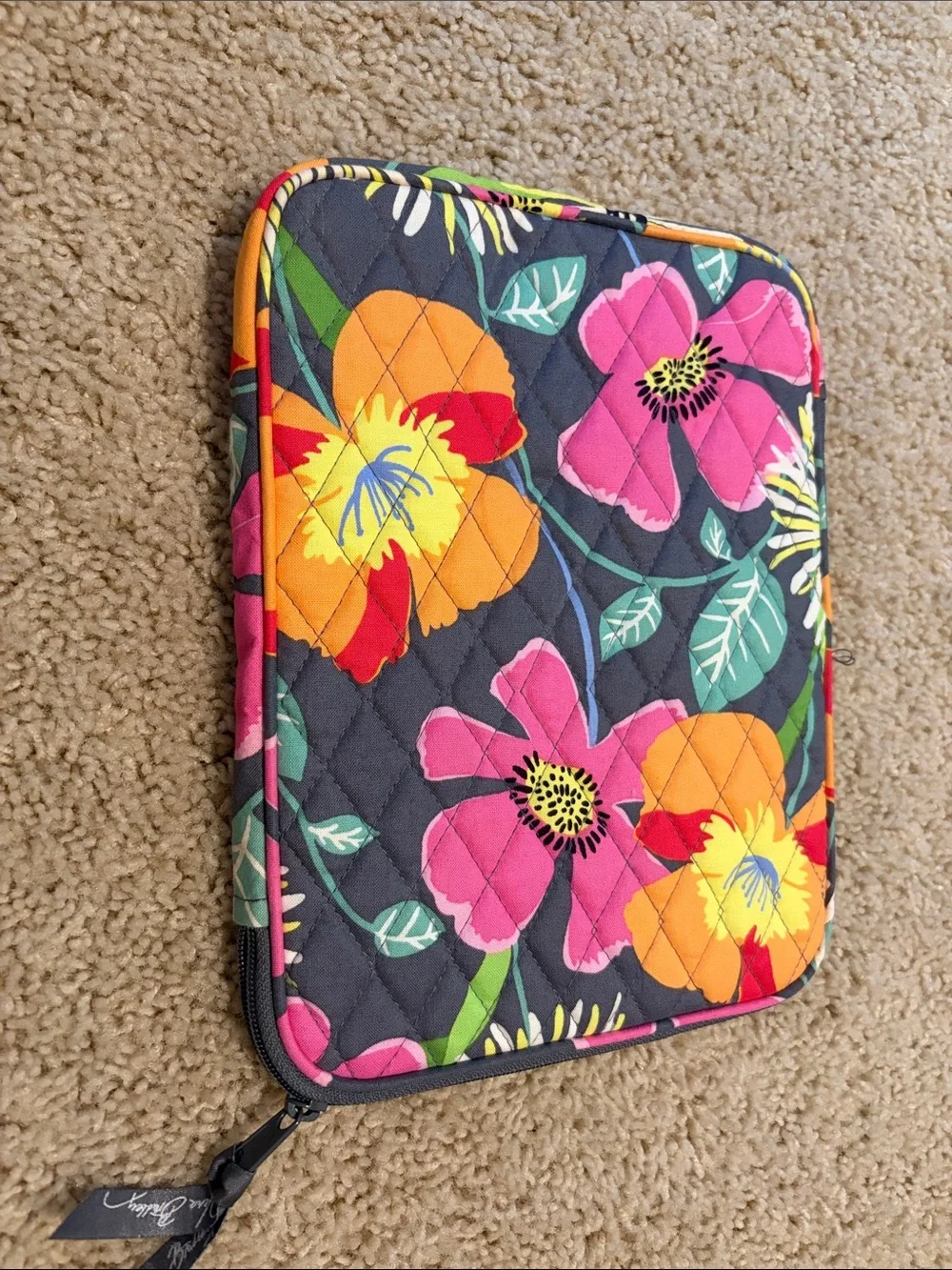 Quilted Floral iPad / Tablet Sleeve